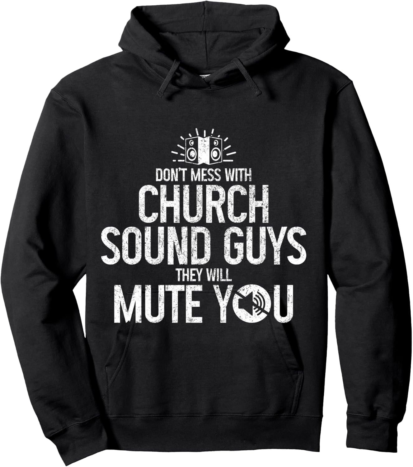 Church Sound Guys Audio Engineer Sound Technician Funny Hoodie - Hoodie | Black