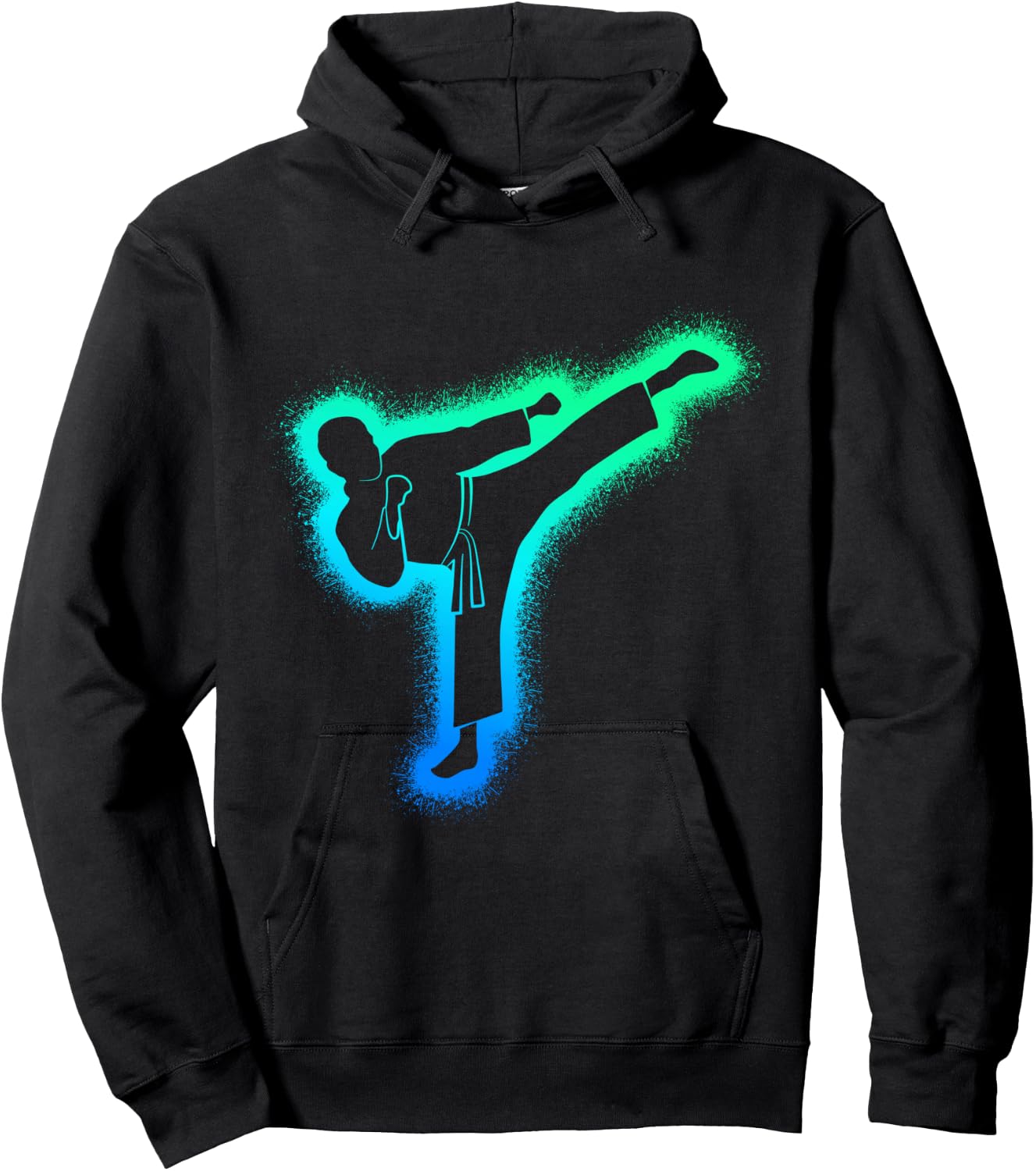 Taekwondo Martial Arts Kids Men Boys Karate Hoodie - Hoodie | Black