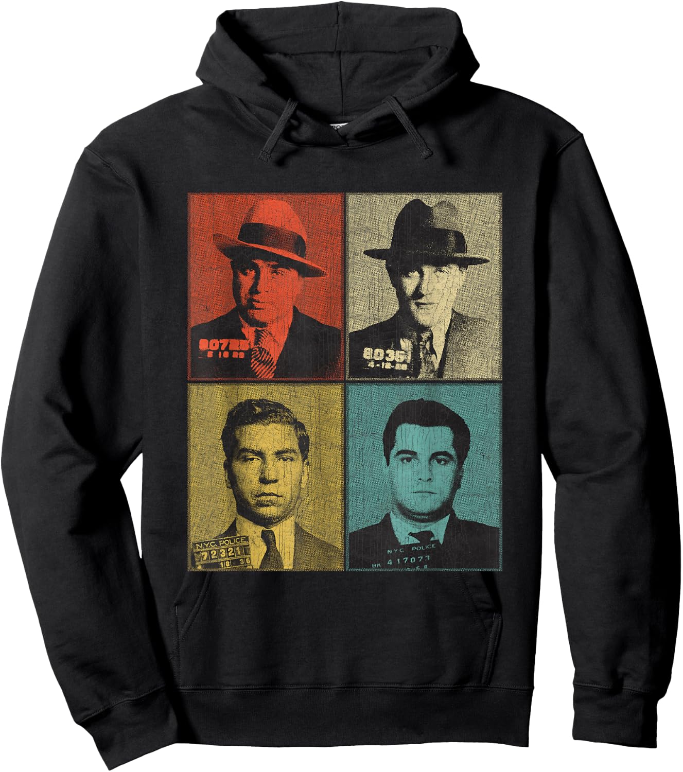 American Gangsters Mafia Bosses Small Hoodie - Hoodie | Black