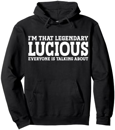 Lucious Personal Name First Name Funny Lucious Hoodie - Hoodie | Black
