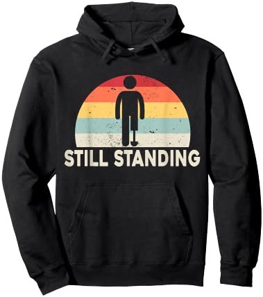 Still Standing Funny Leg Amputee Hoodie - Hoodie | Black