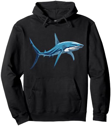 Thresher Shark 80s Hoodie - Hoodie | Black