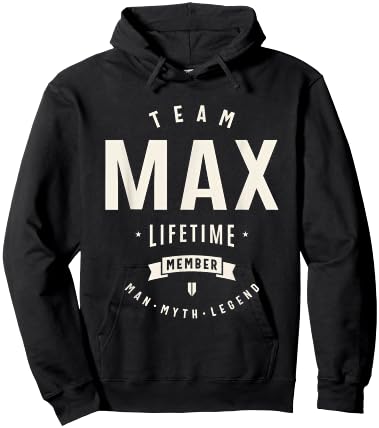 Team Max Lifetime Member Funny Name Max Hoodie - Hoodie | Black