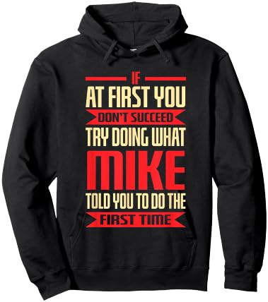 Funny Mike | Doing What Mike Told You To Do Hoodie - Hoodie | Black
