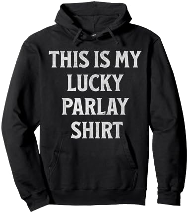 This is My Lucky Parlay Shirt Sports Betting Gambling Hoodie - Hoodie | Black