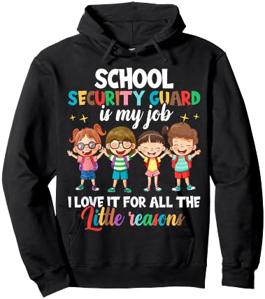 School Security Guard Appreciation Shirt, Back to School Hoodie - Hoodie | Black