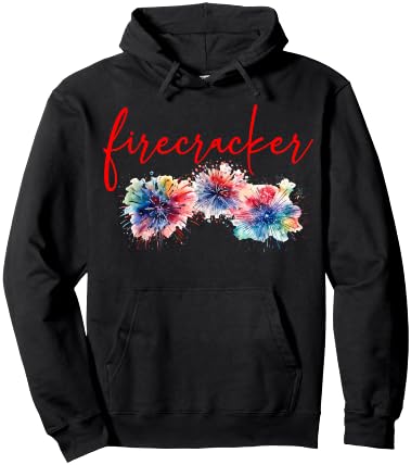 Firecracker 4th of July Women Hoodie - Hoodie | Black