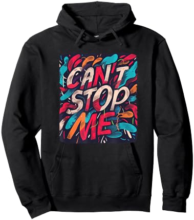 Multicolor can't stop me Costume for Adults and Kids Hoodie - Hoodie | Black