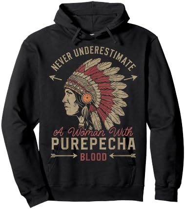 Indigenous People Mexico Native American Purepecha Tribe Hoodie - Hoodie | Black