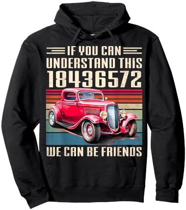It's A 18436572 Thing Funny V8 Engine Classic Hot rod Car Hoodie - Hoodie | Black