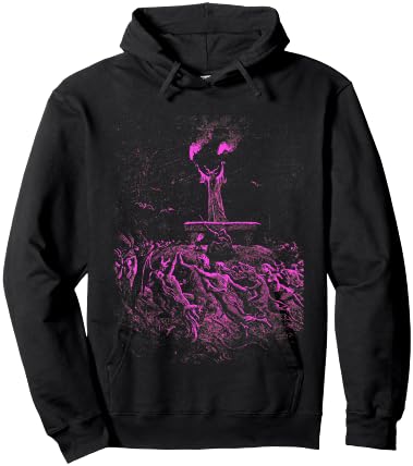 Gustave Dore Witches Dancing Sabbath Satan Black Metal pink Hoodie - Hoodie | Black