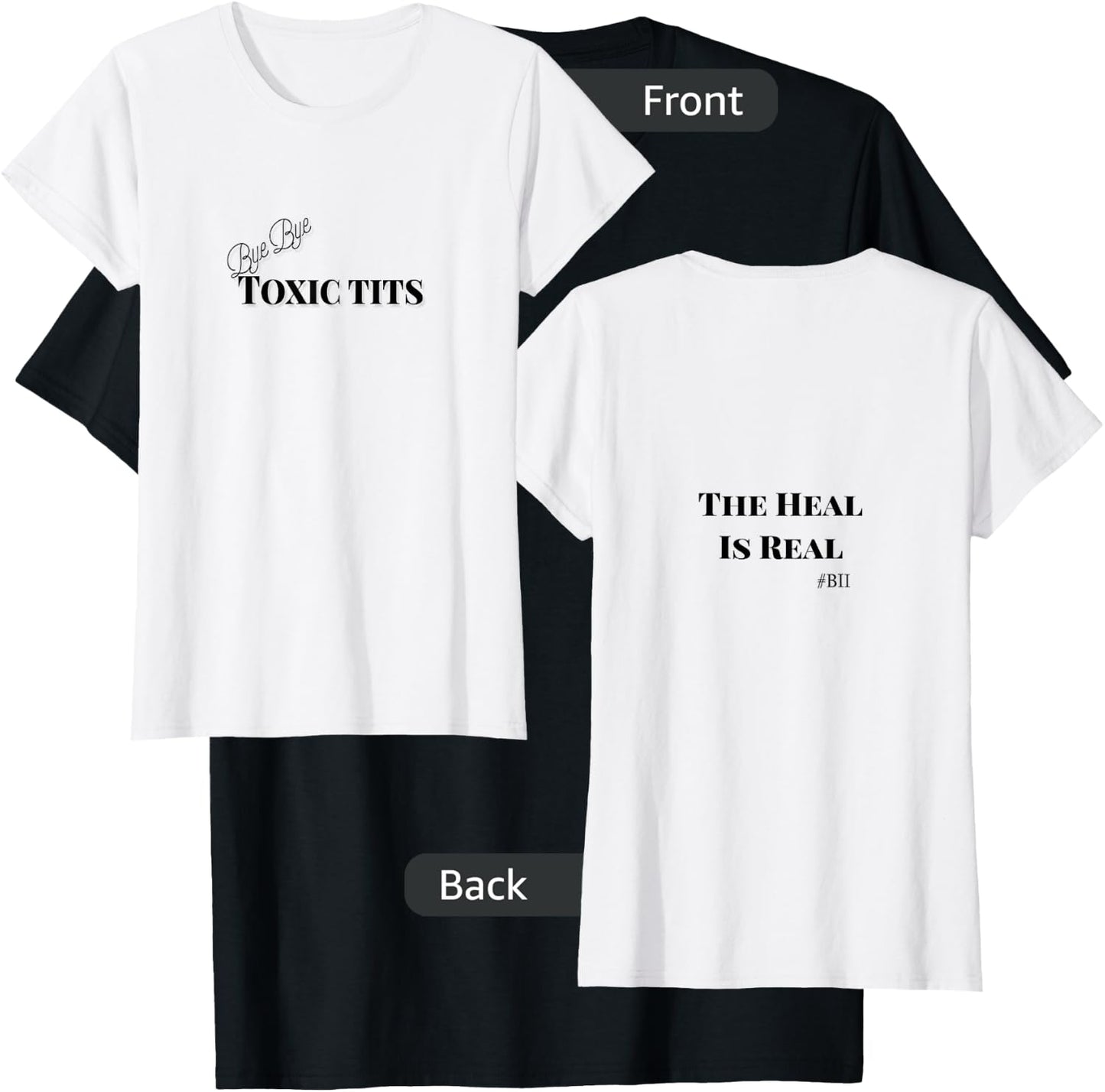 Breast Implant Illness Awareness Explant Warrior T-Shirt - T-Shirt | Black