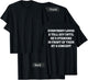 Everybody Loves A Tall Guy Until He's Standing Front (back) T-Shirt - T-Shirt | Black