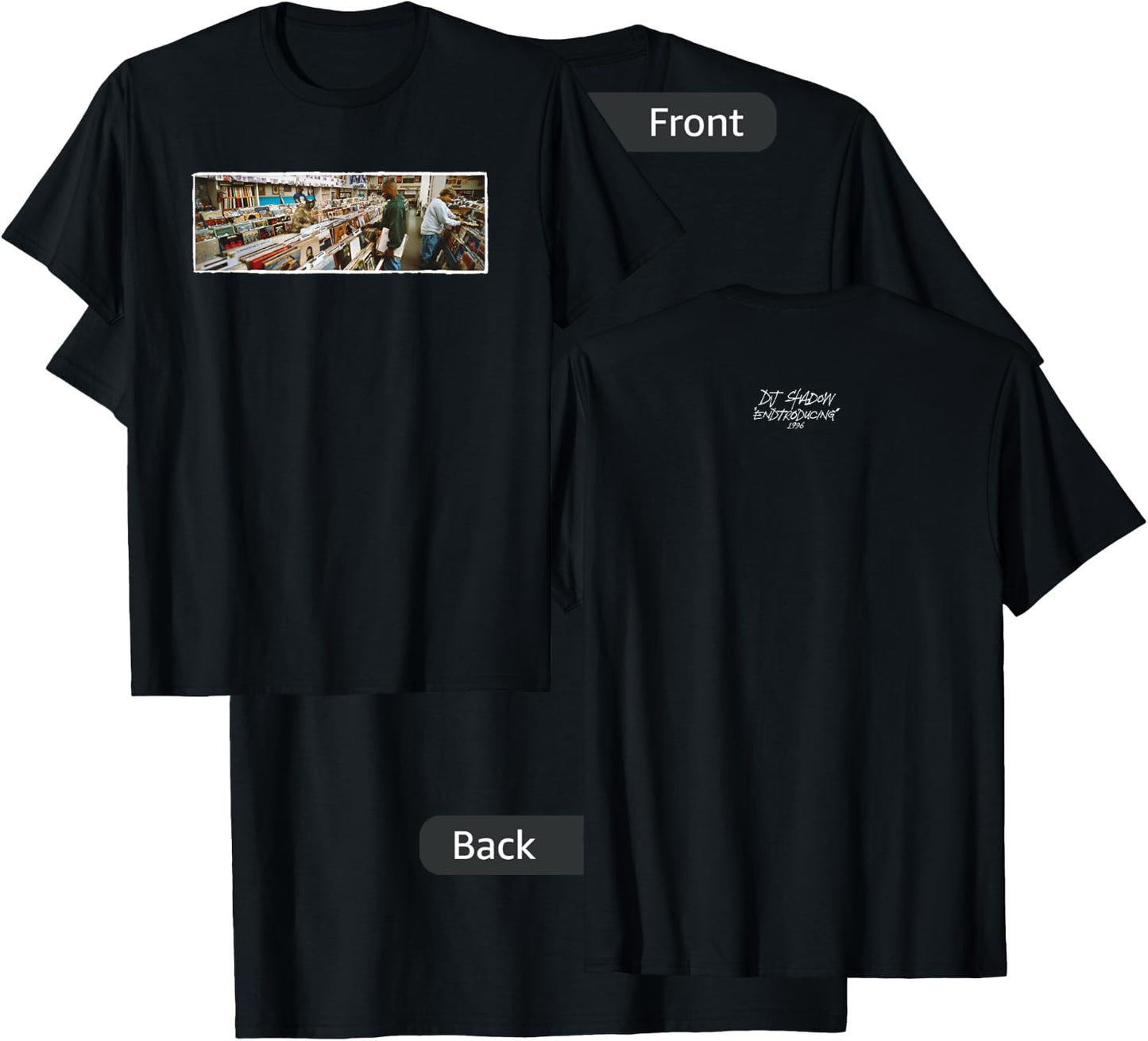 DJ Shadow Endtroducing Panoramic , Small, Black T-Shirt - T-Shirt | Black