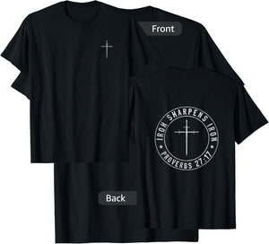 Iron Sharpens Iron T-Shirt - T-Shirt | Black