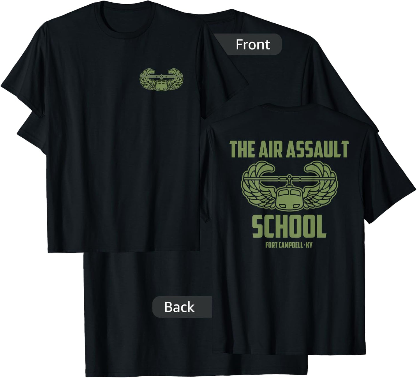 Sabalauski Air Assault School TSAAS US Army 101st Airborne T-Shirt - T-Shirt | Black