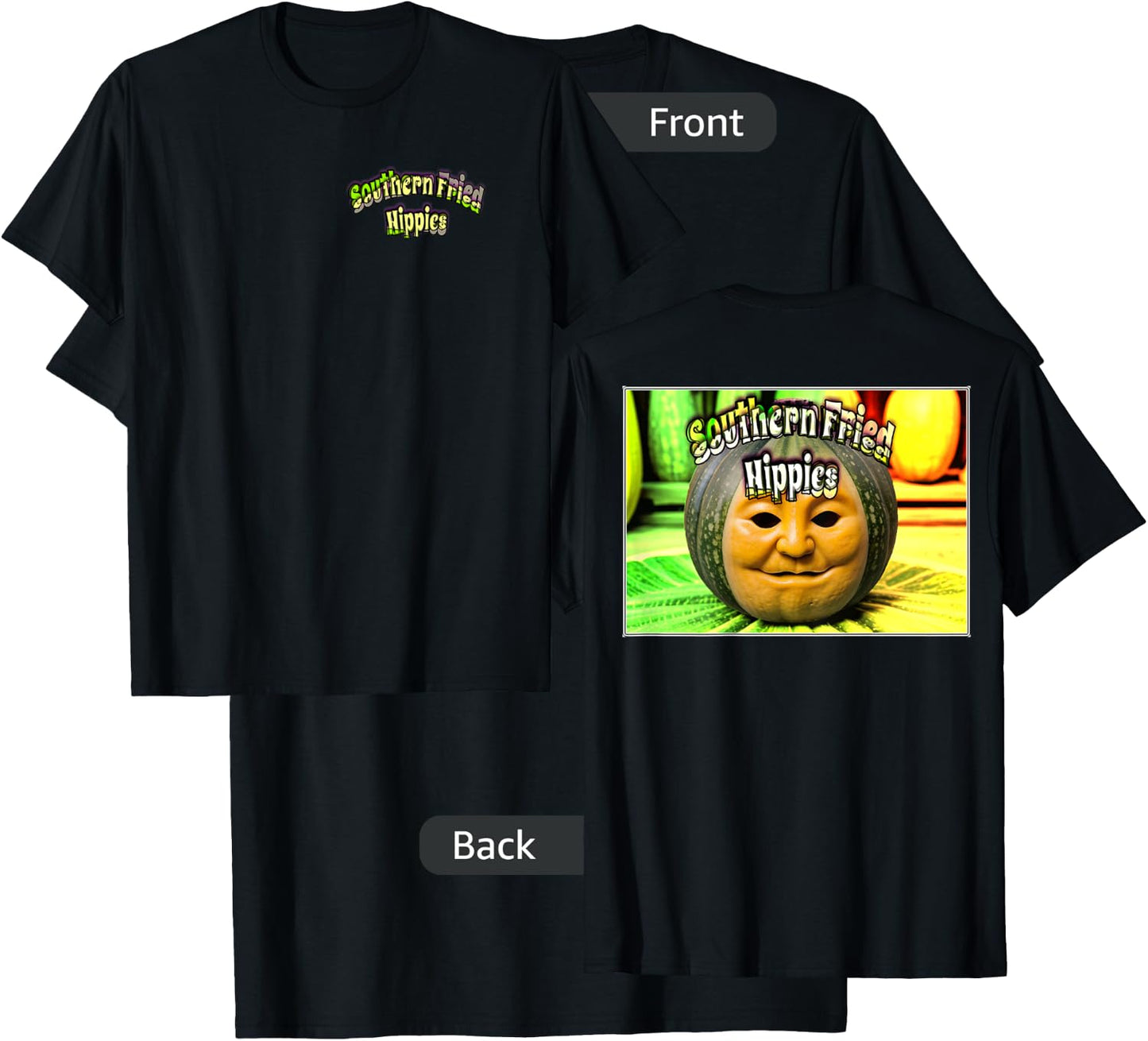 Homegrown - Southern Fried Hippies T-Shirt - T-Shirt | Black