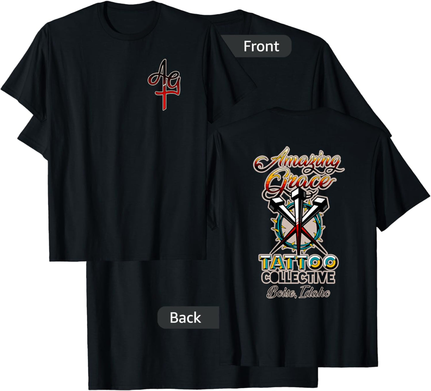 Amazing Grace Tattoo Apparel T-Shirt - T-Shirt | Black