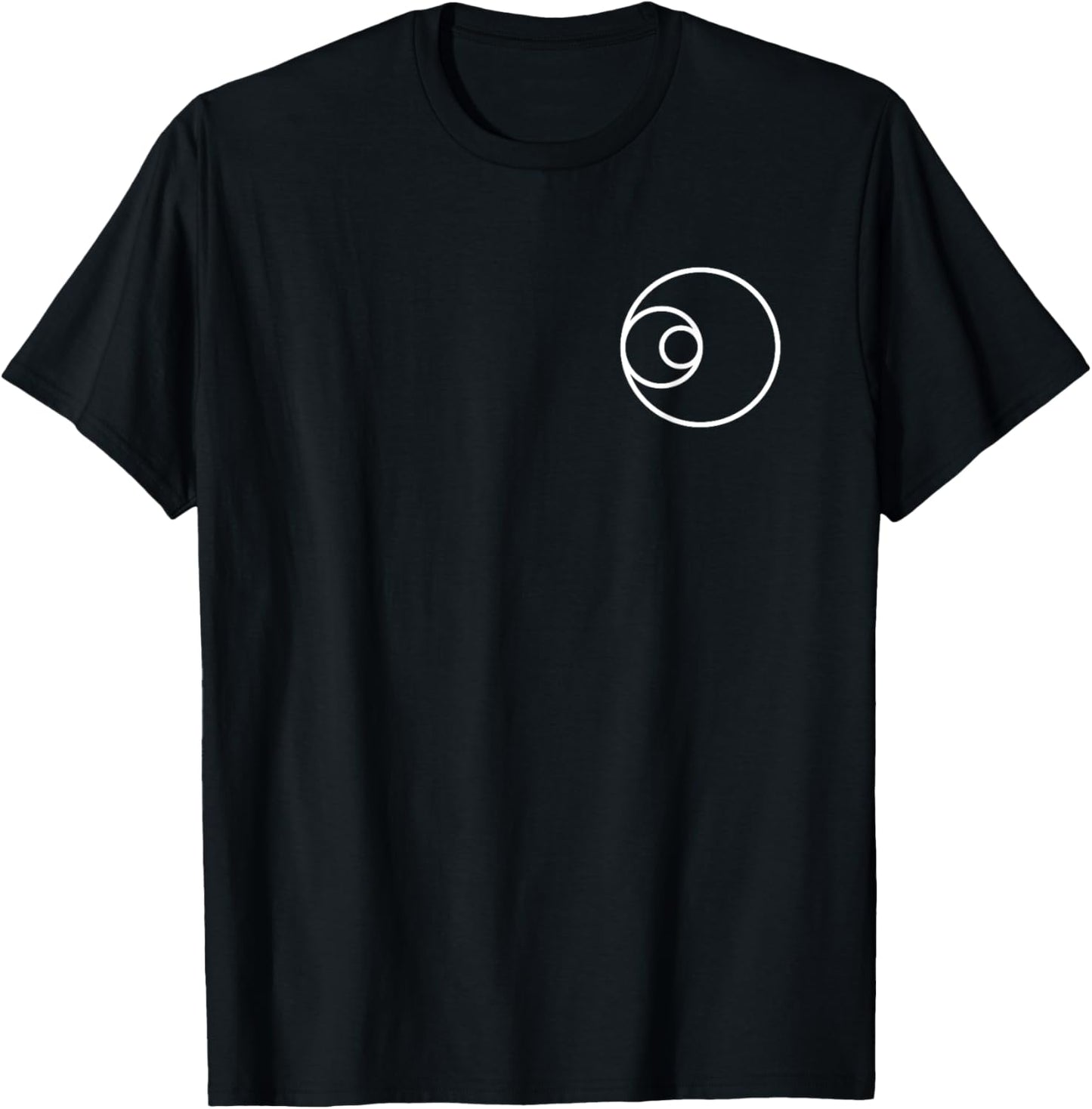 3 Circles Three-Body Problem Abstract Theoretical Physics T-Shirt - T-Shirt | Black