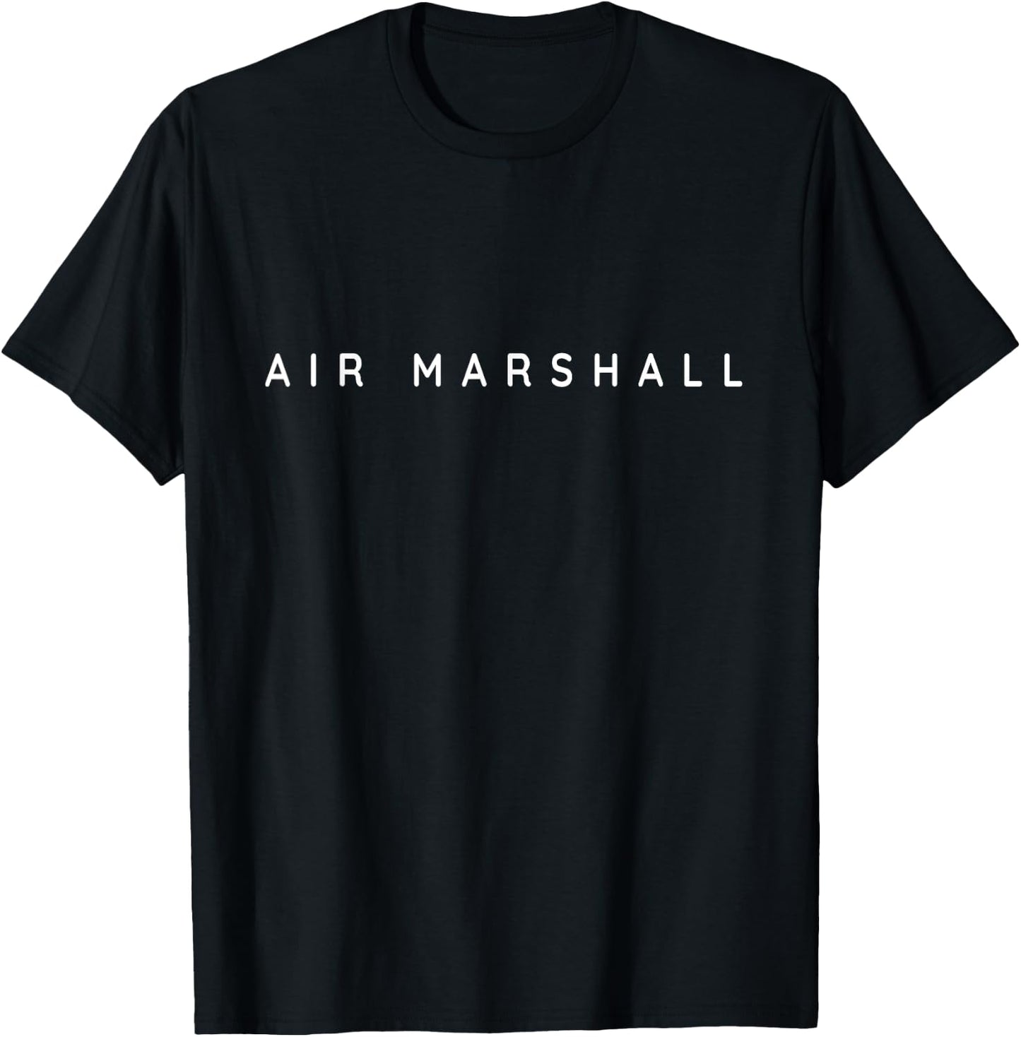 Air Marshalls Modern, Contemporary Font / Air Marshall Idea T-Shirt - T-Shirt | Black