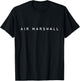 Air Marshalls Modern, Contemporary Font / Air Marshall Idea T-Shirt - T-Shirt | Black