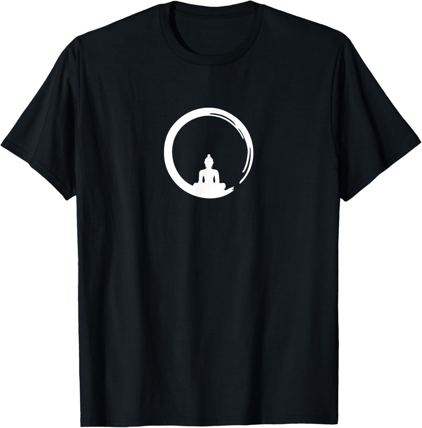 Enso, Zen, Circle, Symbol Buddhism Buddha Meditation Yoga T-Shirt - T-Shirt | Black