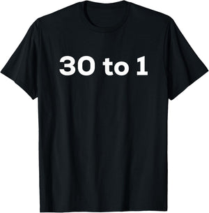 Funny Baccarat Lucky 30 to 1 Dragon Casino Gambling Chinese T-Shirt - T-Shirt | Black