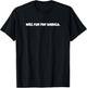 Will Run For Bagels Funny Running T-Shirt - T-Shirt | Black