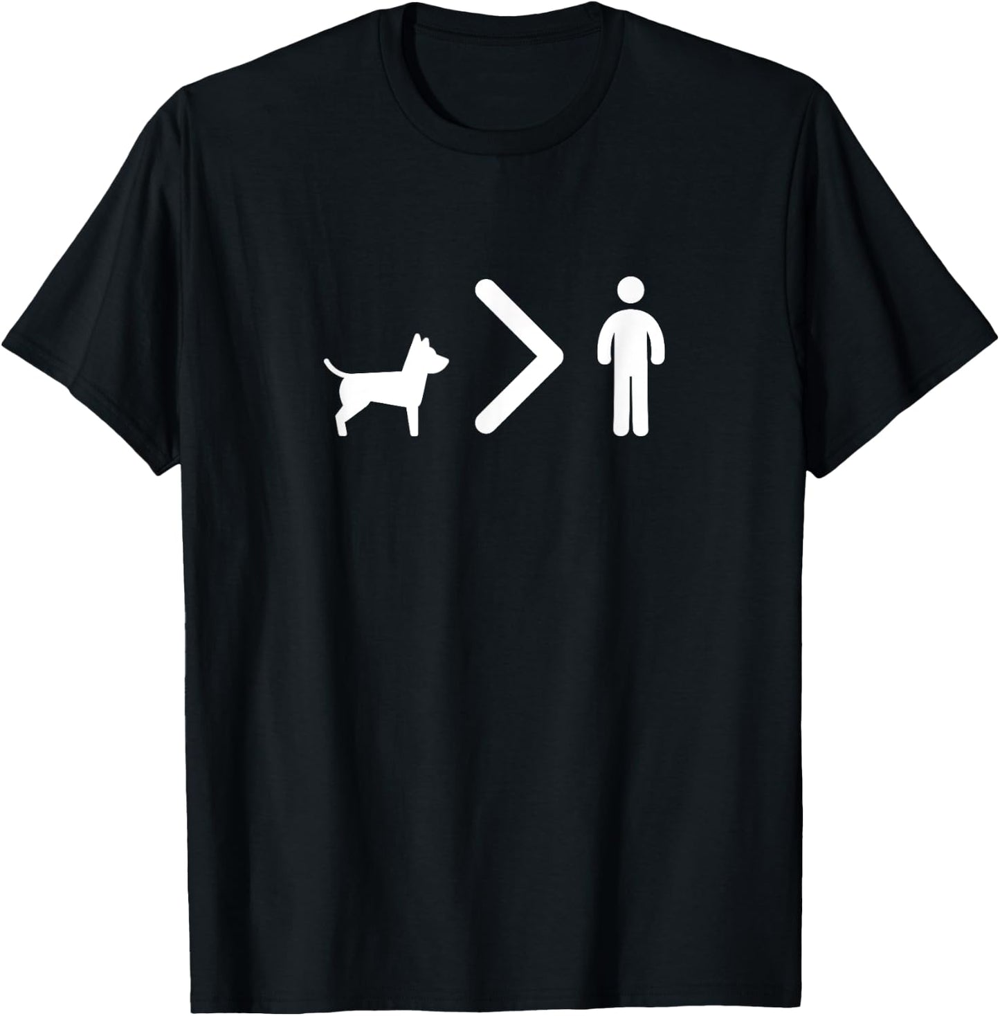 I Prefer Dogs Over People Dog Lovers Women Girls Kids T-Shirt - T-Shirt | Black