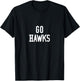 Go Hawks | High School T-Shirt - T-Shirt | Black