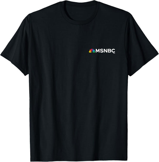 MSNBC Logo T-Shirt - T-Shirt | Black