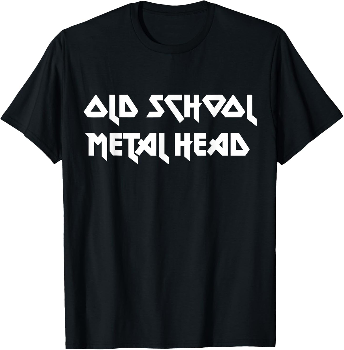 Old School Metal Head T-Shirt - T-Shirt | Black