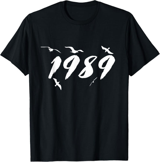 1989 Seagulls T-Shirt - T-Shirt | Black