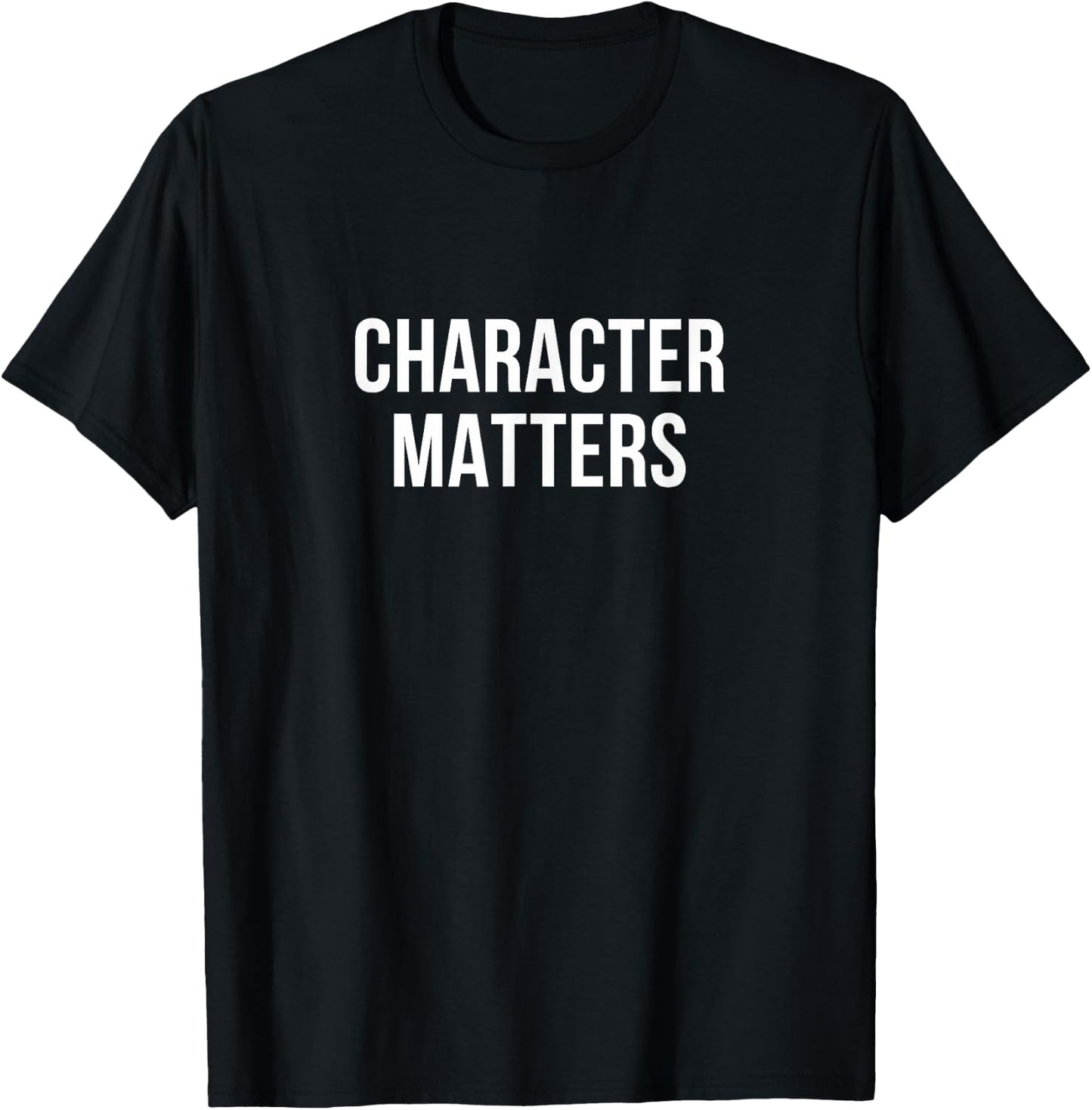 Character Matters T-Shirt - T-Shirt | Black