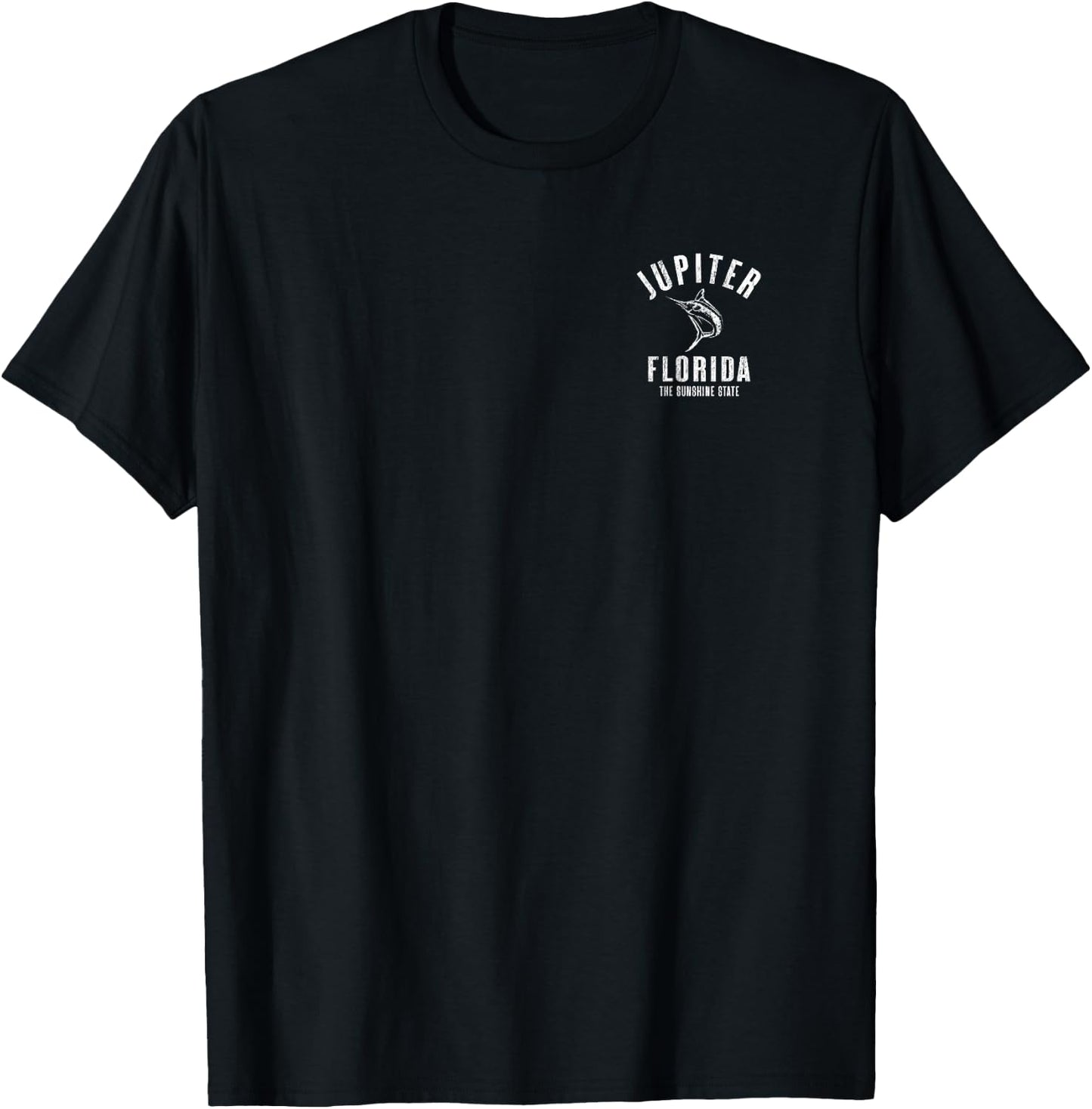 Jupiter Florida Beach FL Retro Vintage Beach Front & Back Women T-Shirt - T-Shirt | Black