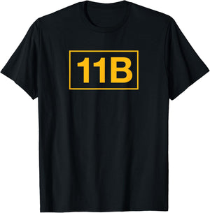 11B Infantryman T-Shirt - T-Shirt | Black