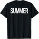 Shirt That Says Summer - That Says Summer T-Shirt - T-Shirt | Black