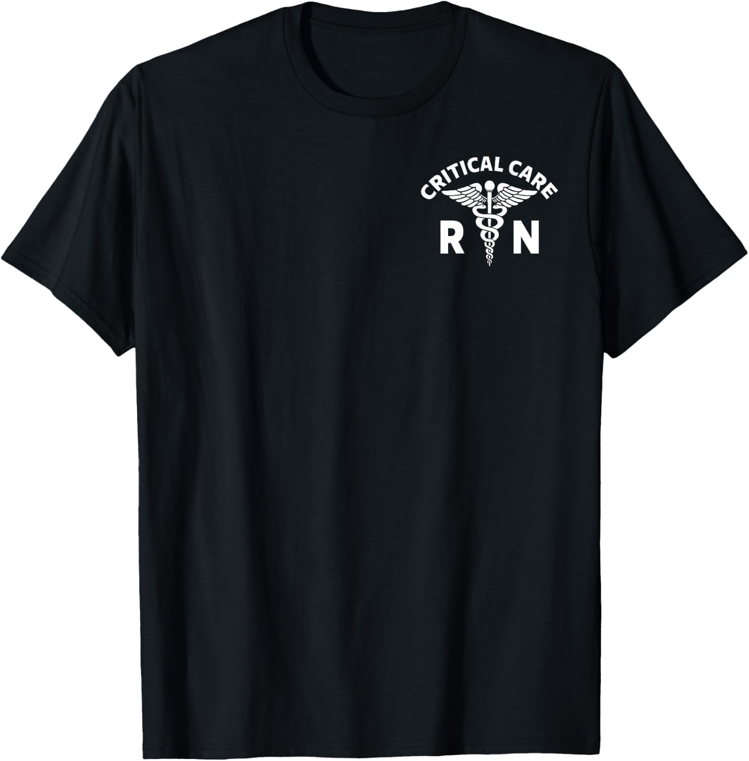 Critical Care Nursing Department ICU RN Critical Care Nurse T-Shirt - T-Shirt | Black