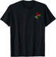 Cool Red Roses Elegant Floral Design Women and Youth T-Shirt - T-Shirt | Black