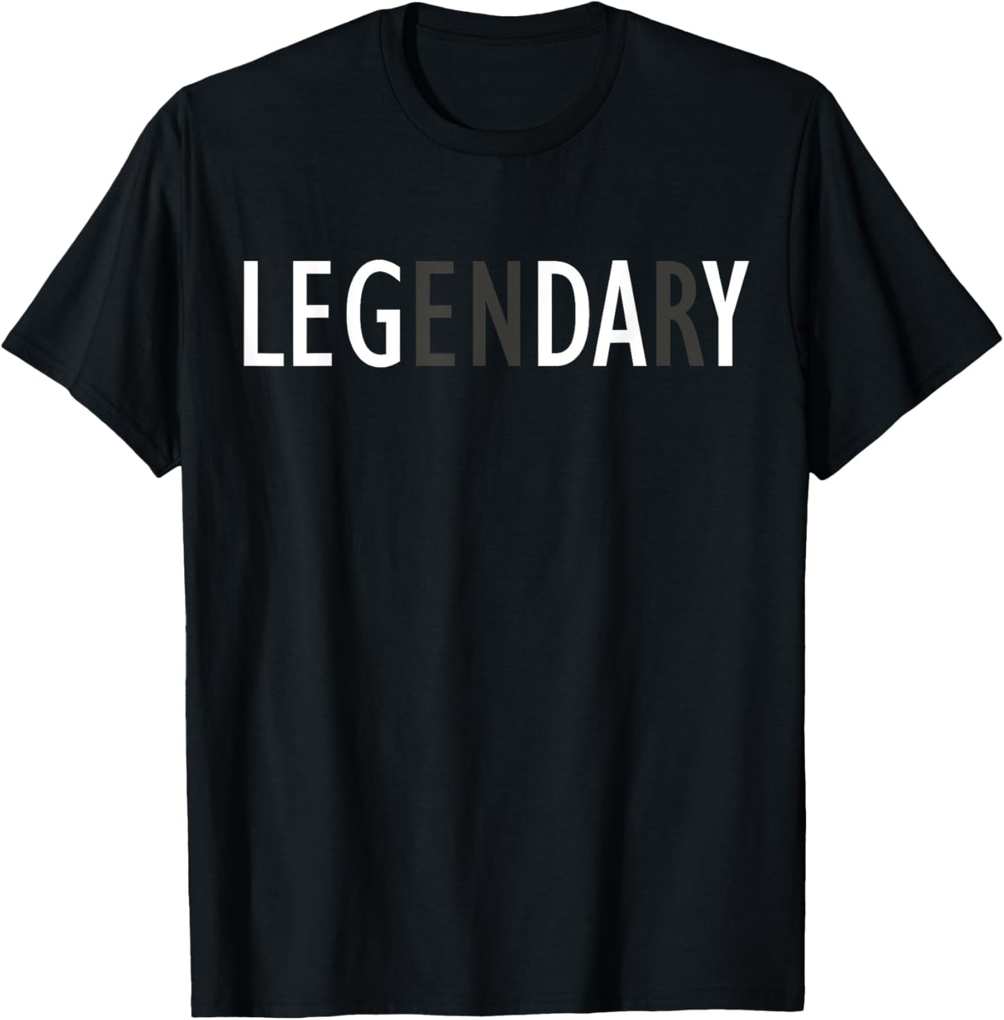 Leg Day Legendary Gym - Workout Gift T Shirt T-Shirt - T-Shirt | Black