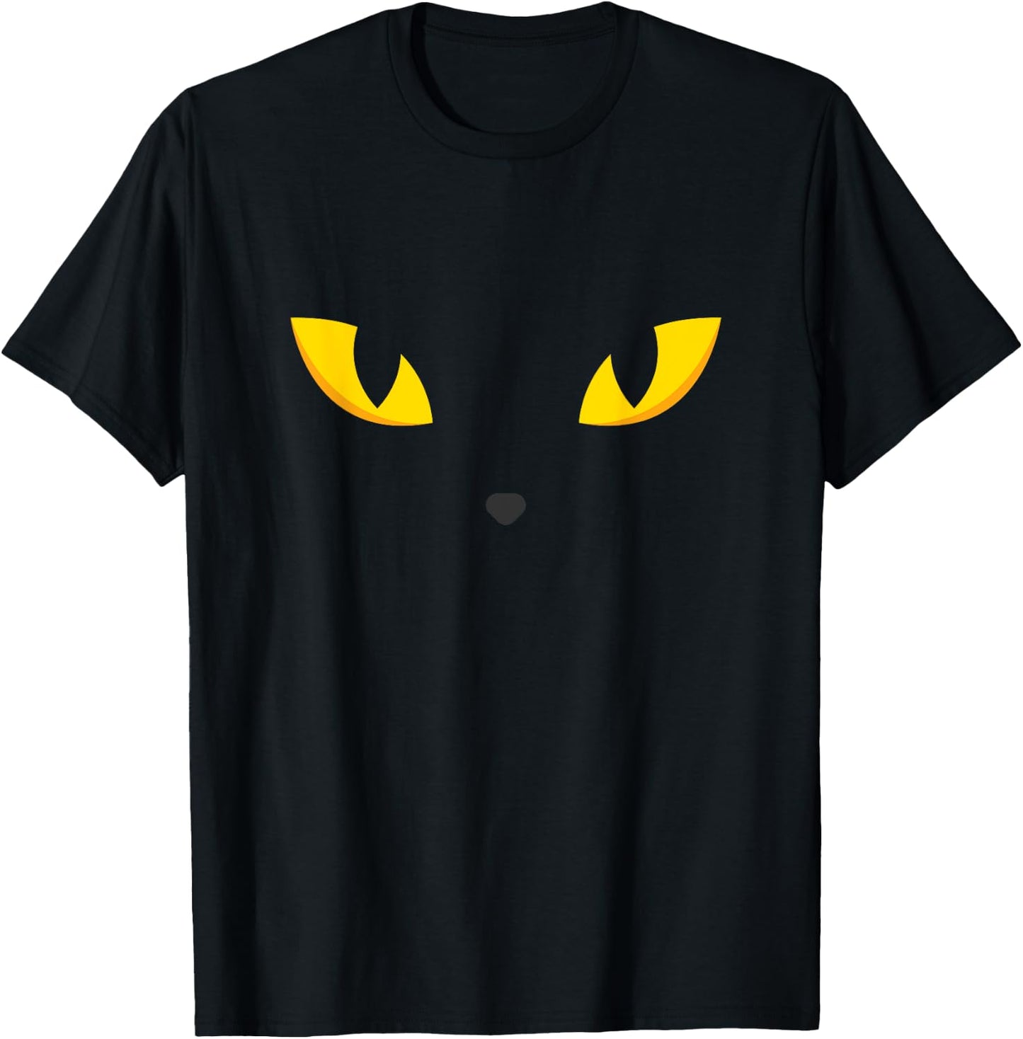 Cat Eyes - Black Cat Women & Kids Funny Cat T-Shirt - T-Shirt | Black