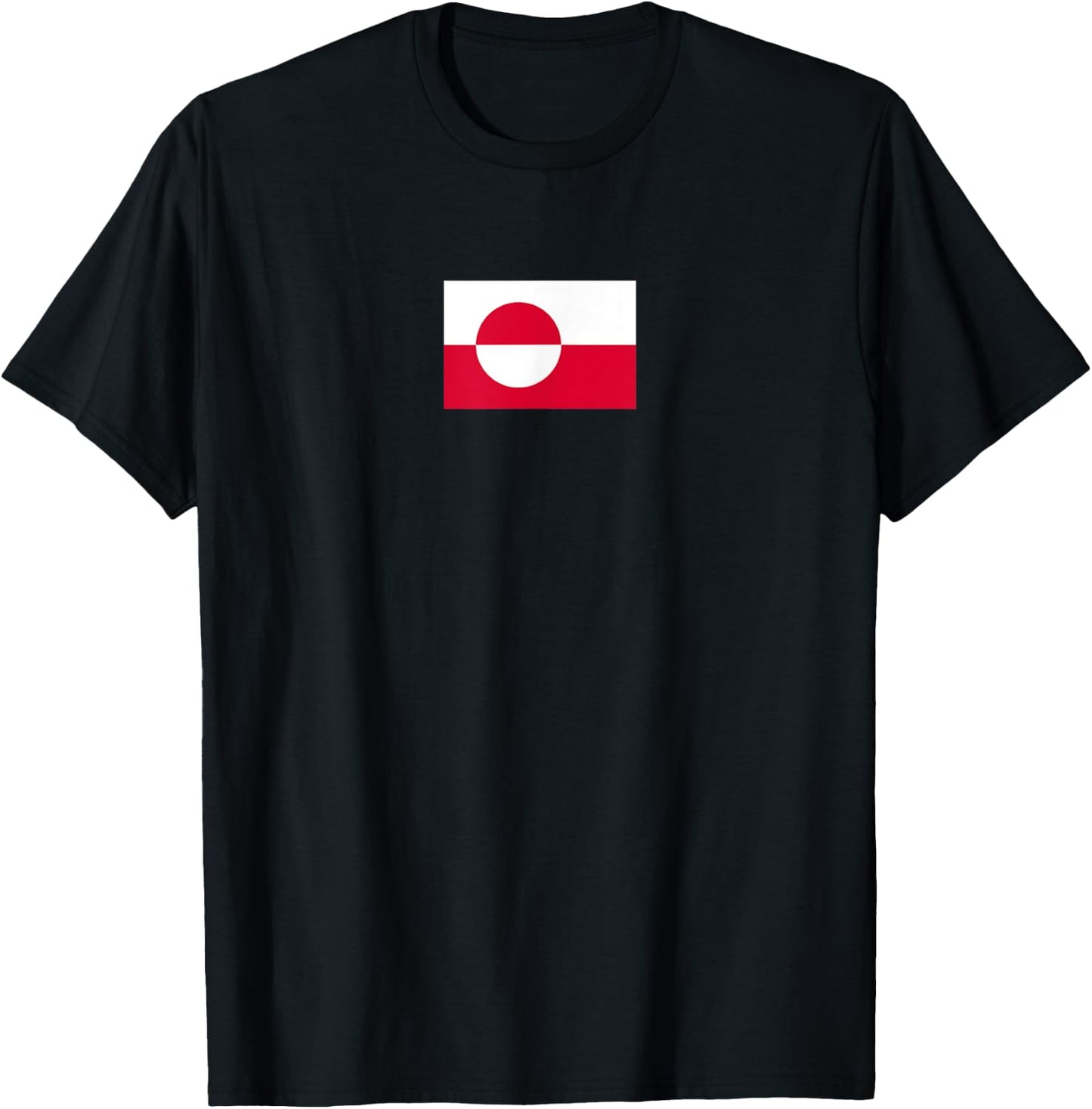 Greenlandic Flag of Greenland T-Shirt - T-Shirt | Black