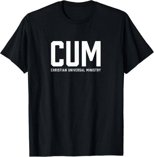 Christian Universal Ministry T-Shirt - T-Shirt | Black