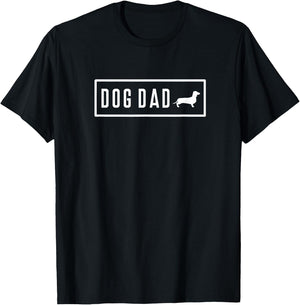 Dachshund Doxie Weiner Sausage Dog Dad Puppy Pet Funny T-Shirt - T-Shirt | Black