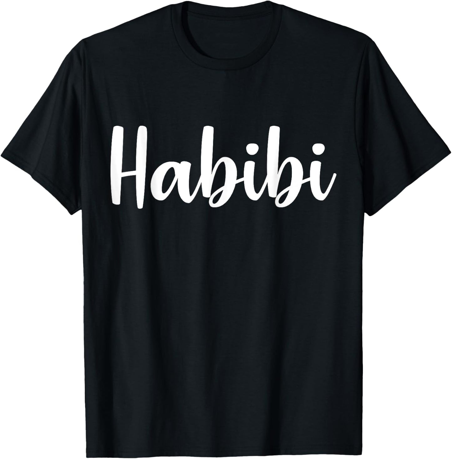Habibi - Perfect Muslim Honeymoon Arabic Wedding Gift T-Shirt - T-Shirt | Black