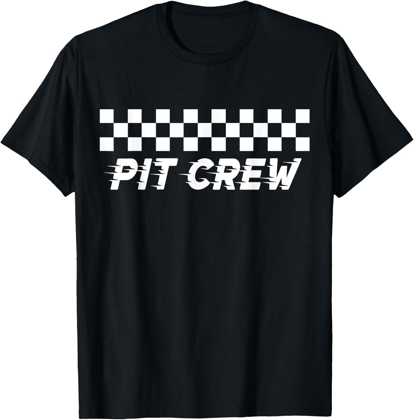 Pit Crew Birthday Costume For Race Car Parties T-Shirt - T-Shirt | Black