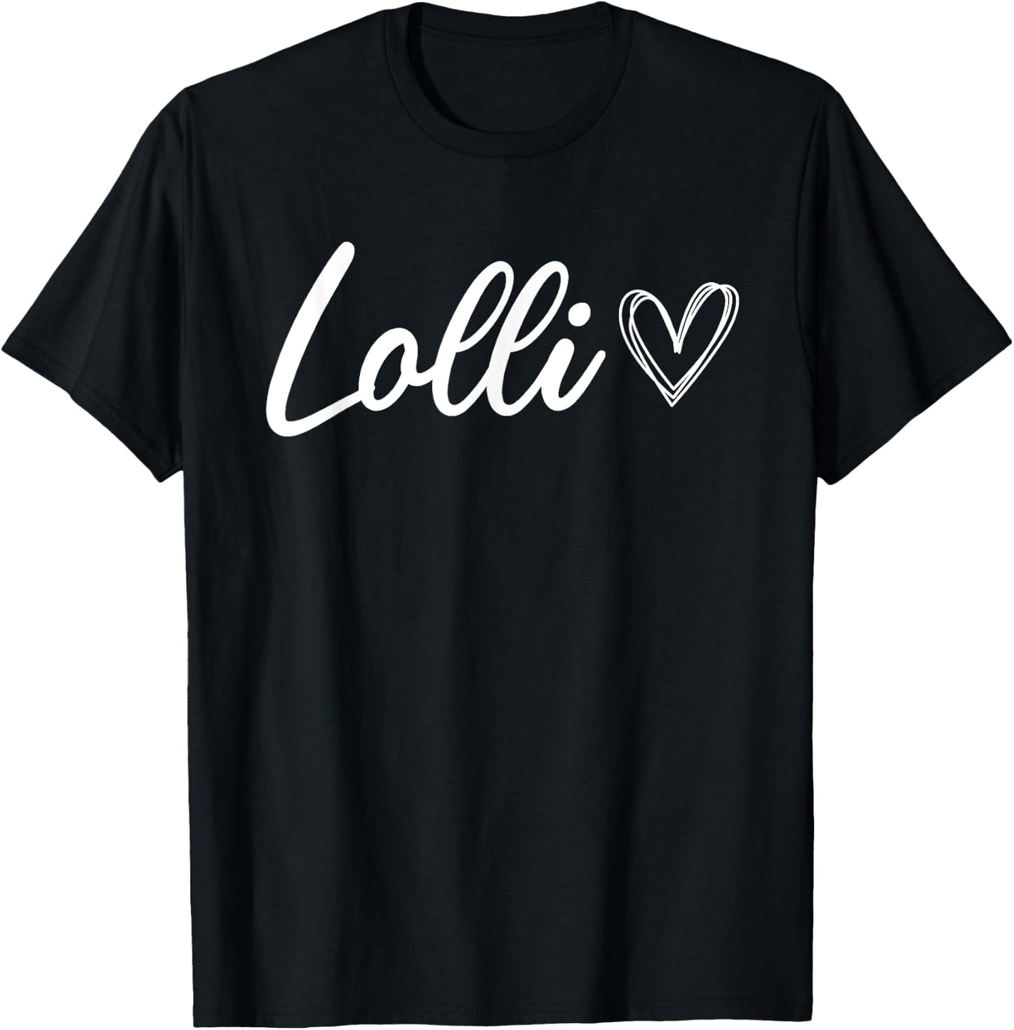 Lolli for Grandma Grandmother Announcement T-Shirt - T-Shirt | Black