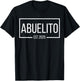 Abuelito Est. 2025 Expect Baby 2025, Proud Abuelito 2025 New T-Shirt - T-Shirt | Black