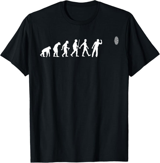 Funny Dart Women Bullseye Dartboard Team Players T-Shirt - T-Shirt | Black