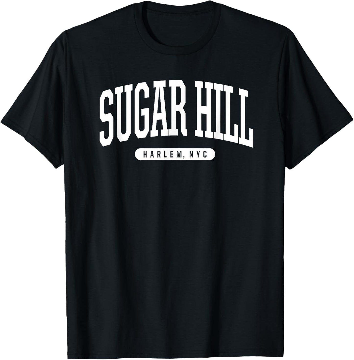 NYC Borough Sugar Hill Harlem New York T-Shirt - T-Shirt | Black